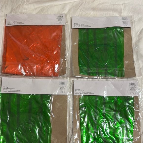 IKEA Pink and Green Party Favors Inflatable Drink Holders - Picture 2 of 2